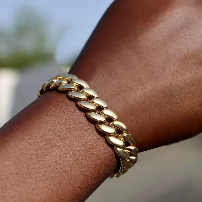 Link Cubaanse Armband – Luxe Miami Hip Hop Sieraden voor Mannen & Vrouwen