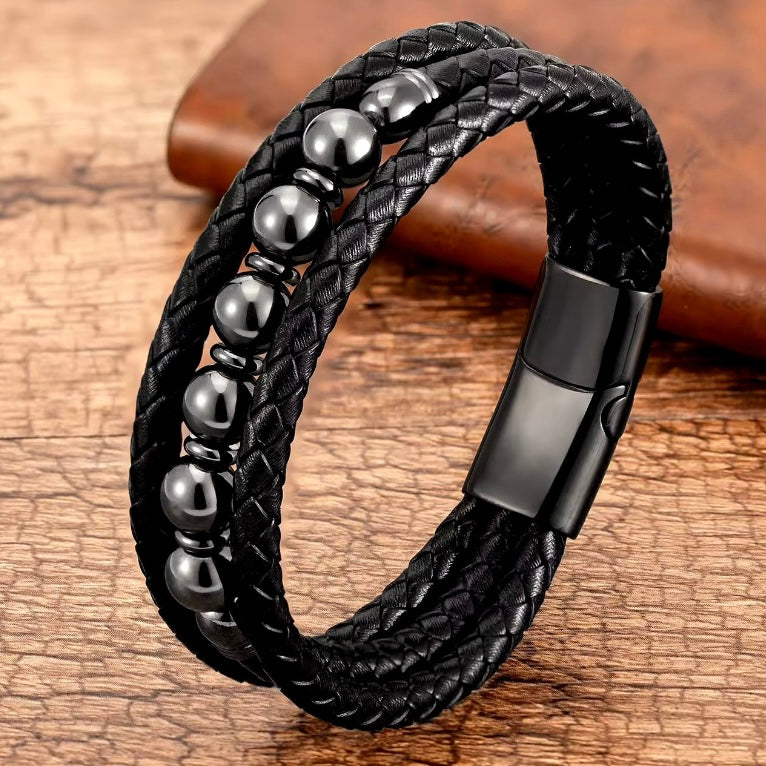 Weave™ 2025 Trendy Multilayer Armbanden - Perfecte Valentijnsdag Geschenken