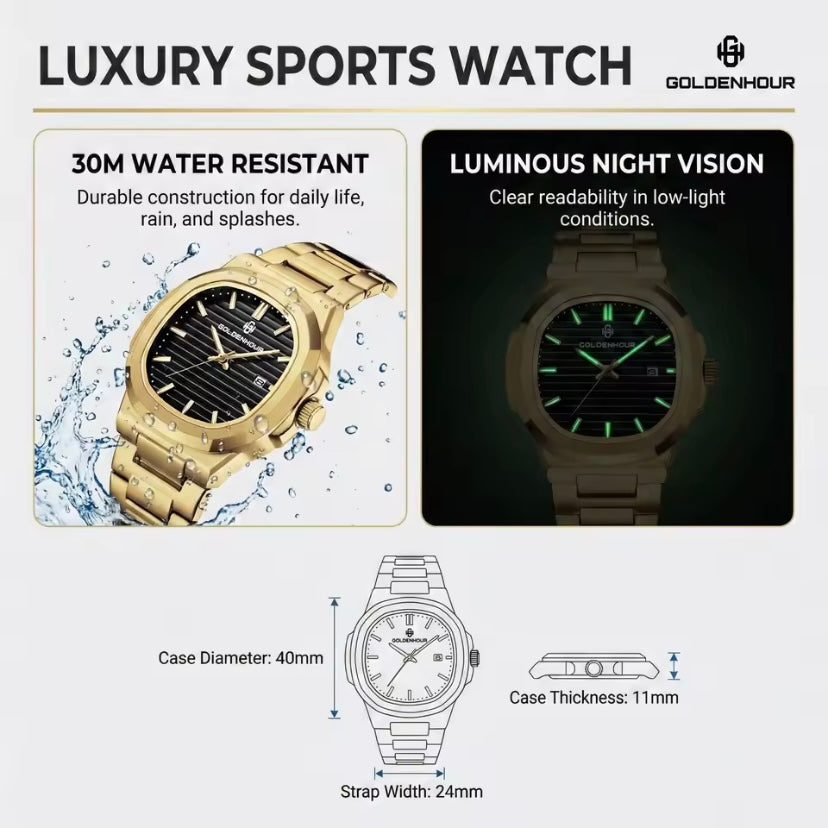 Luxe Herenhorloge Quartz
