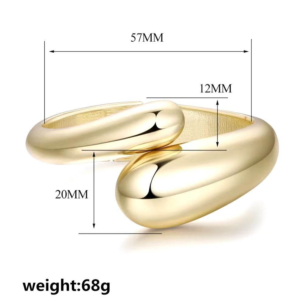 Geometrische Ontwerp Open Armband Voor Vrouwen