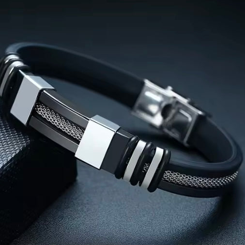 Seraphina Aeonia Chain S7 Unisex Armband - Silicone Mesh | tijdelijk 20 %