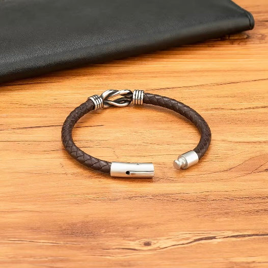 Lederen armband Toggle-sluitingen