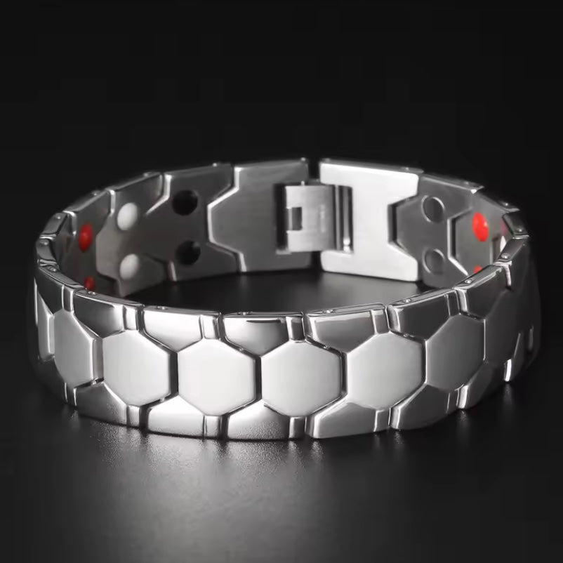 Magnetische RVS Germanium Armband | Gezondheidszorg