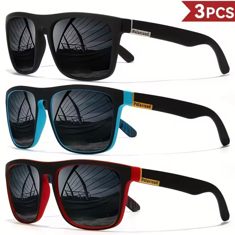 Fashion Vintage Vierkante Gepolariseerde Zonnebril – Luxe UV400 Bril voor Mannen & Vrouwen | Ideaal voor Rijden & Vissen