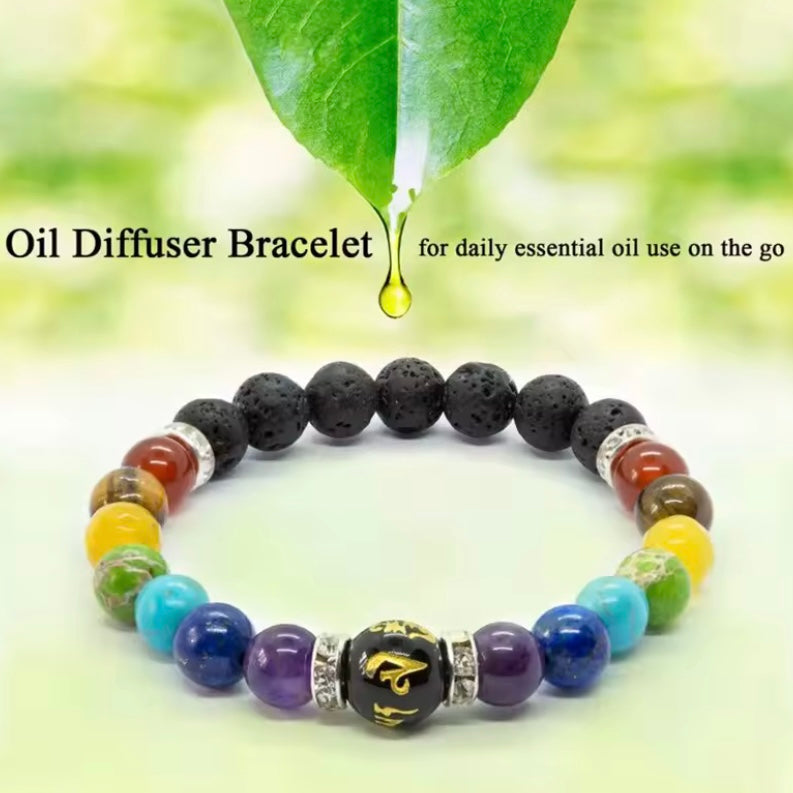 2stuks - 7 Chakra met Betekeniskaart