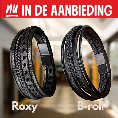 Twee Leren Herenarmbanden, Eén Betalen