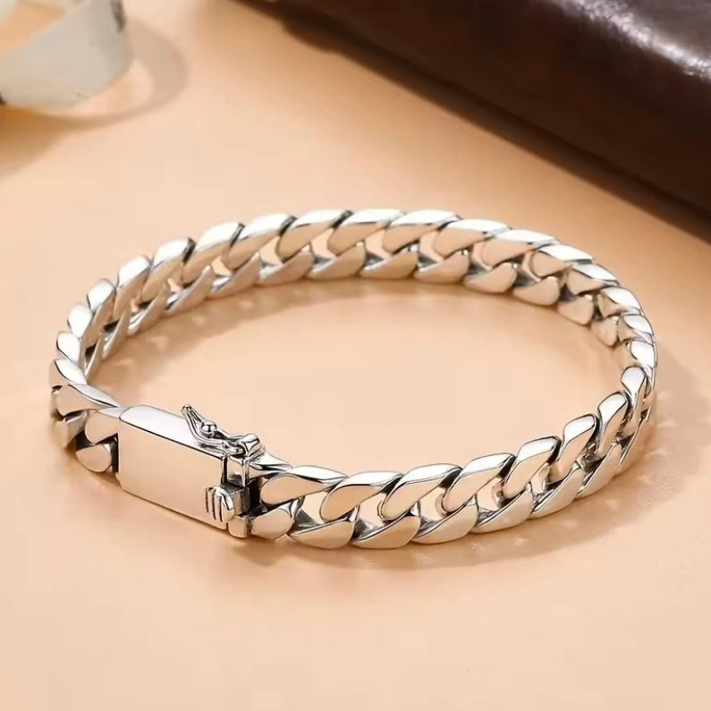 Cubaanse Ketting Armband – Unisex RVS | Tijdloos Design