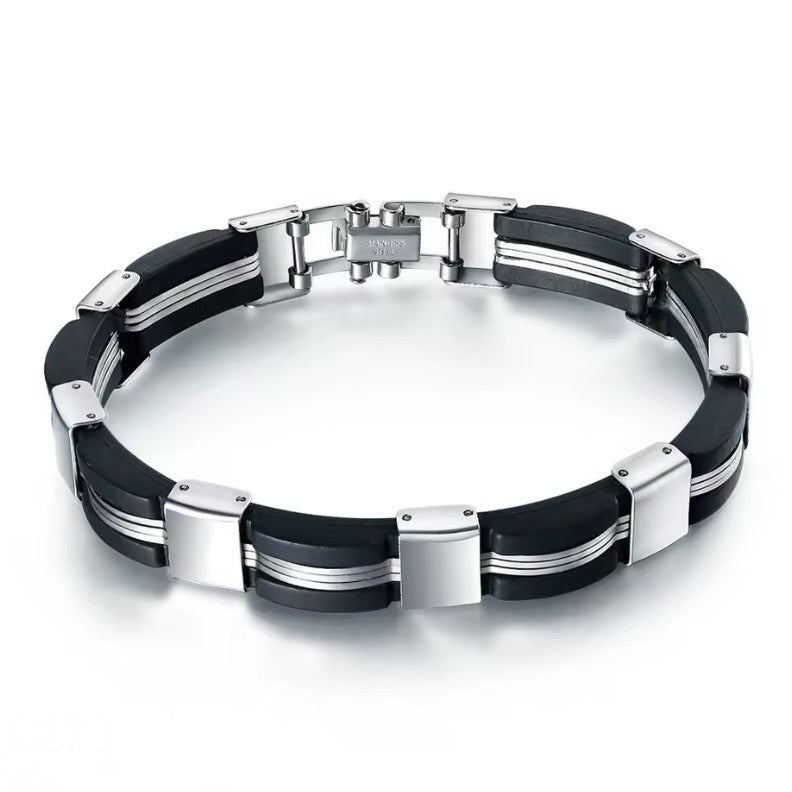 🖤 Vintage Trendy Herenarmband + Gratis 12-Zijdige Diner-Dobbelsteen