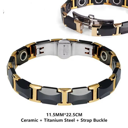 Brothers® Keramische Titanium Armband (zwart)