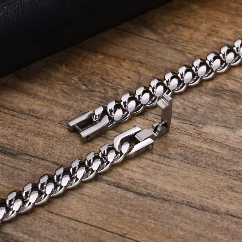 Stijlvolle Schakelarmband – RVS Sieraad voor Elke Pols