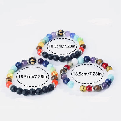 3-delige energiearmband set voor meditatie en yoga