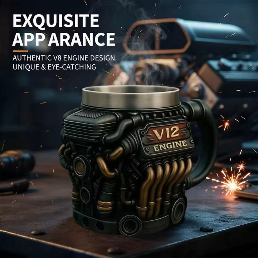 V12 Motor Koffiemok