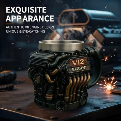 V12 Motor Koffiemok