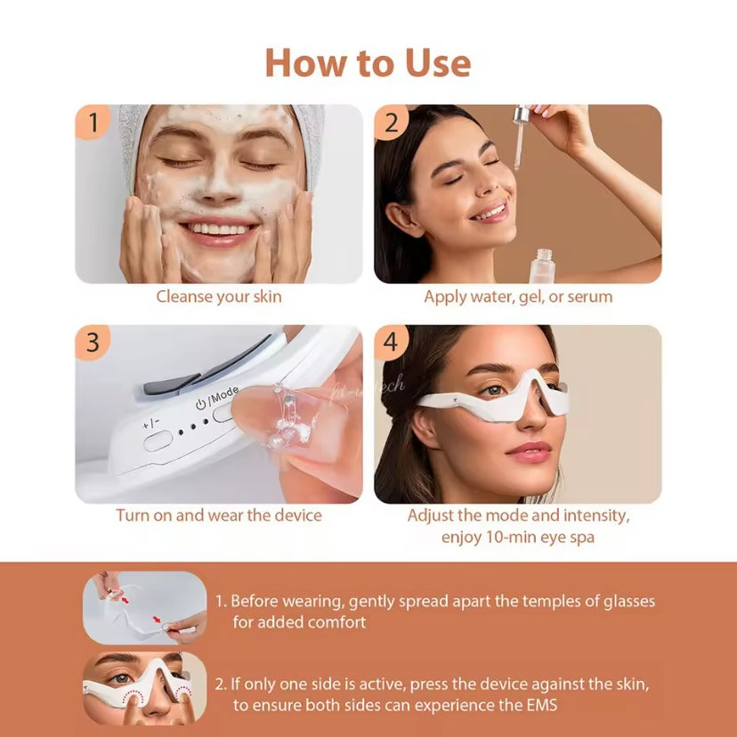 VisionEase™ 3D Oogmassage‑Bril