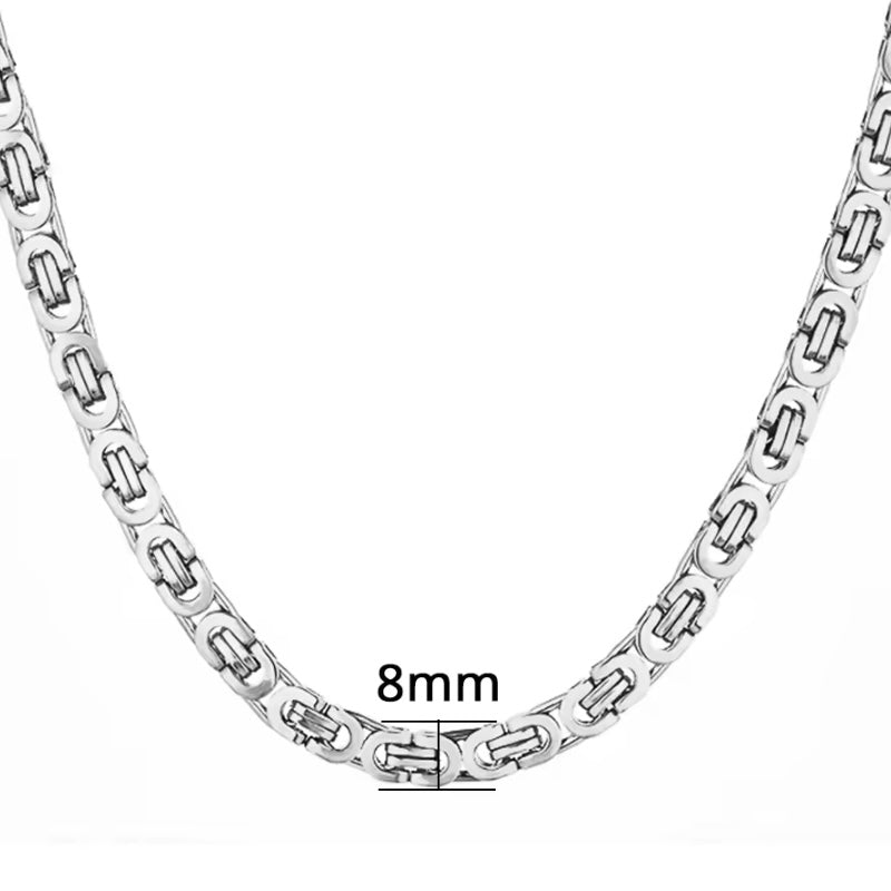 Vintage Byzantijnse Ketting – Goud & Zilver voor Mannen en Vrouwen