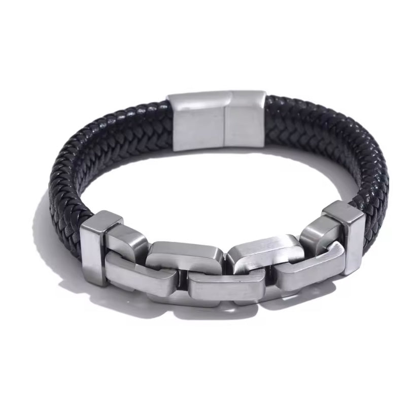 Luxe 18K PVD Vergulde Herenarmband – Handgemaakt