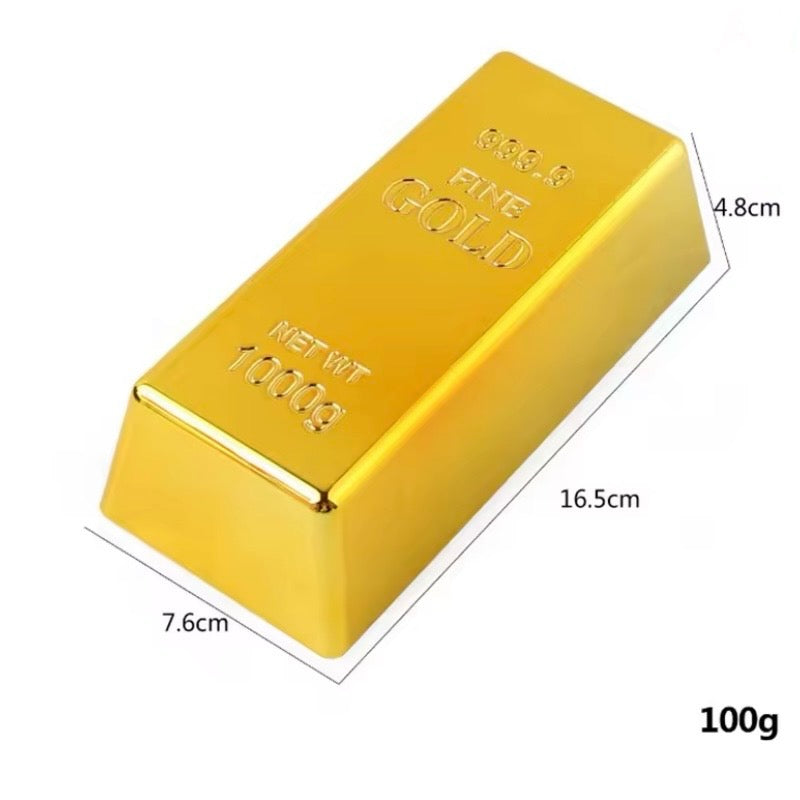 Fake Gold Bar – Realistische Goudstaaf van Plastic | Decoratie