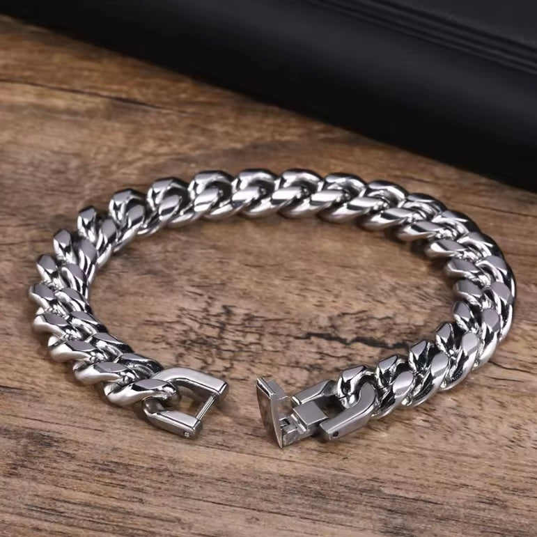 Stijlvolle Schakelarmband – RVS Sieraad voor Elke Pols