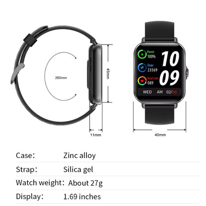 2025 Smartwatch | Bluetooth Bellen, Muziek & Fitness | Waterdicht Sporthorloge voor Dames & Heren | Compatibel met iOS & Android