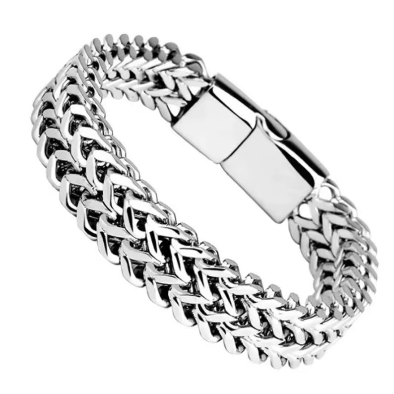 Kielor™ Dubbel Gevlochten RVS Armband