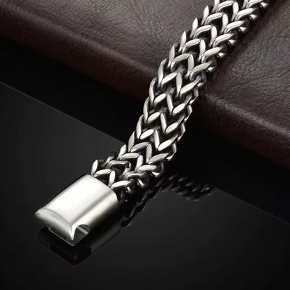 Kielor™ Dubbel Gevlochten RVS Armband