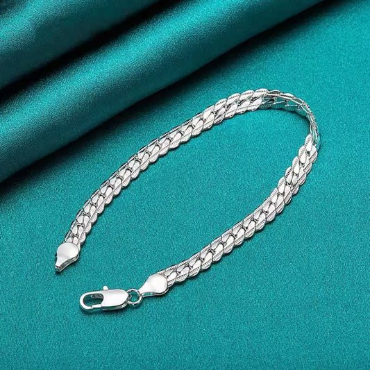 925 Zilveren Armband 6 Mm