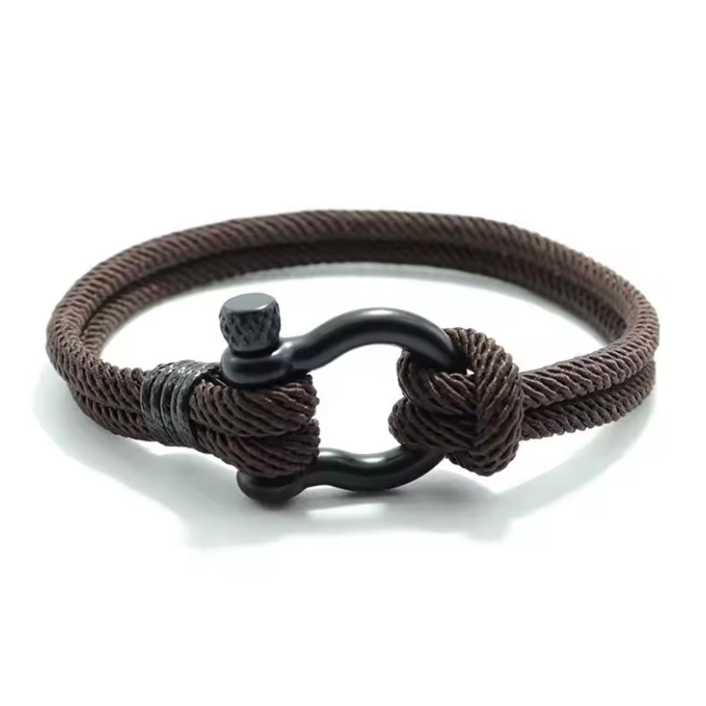 Stoere 4mm Lucky Touw Armband – Perfect Cadeau voor Hem!