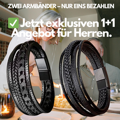 Klassieke herenarmband - 📏 Nu beschikbaar in 21 cm