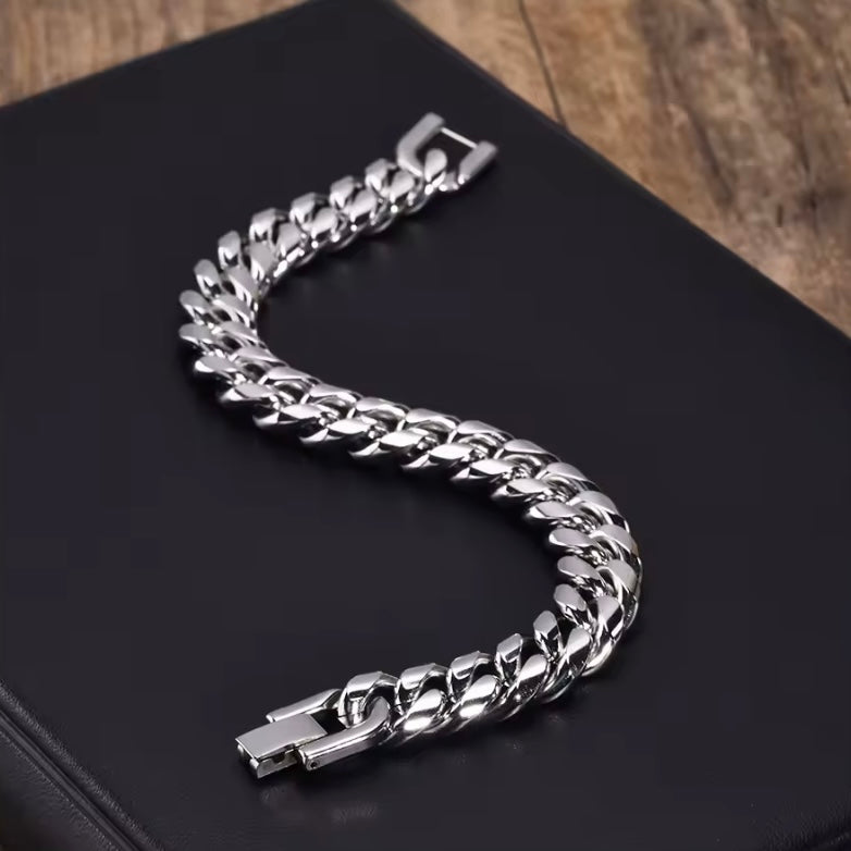 Stijlvolle Schakelarmband – RVS Sieraad voor Elke Pols