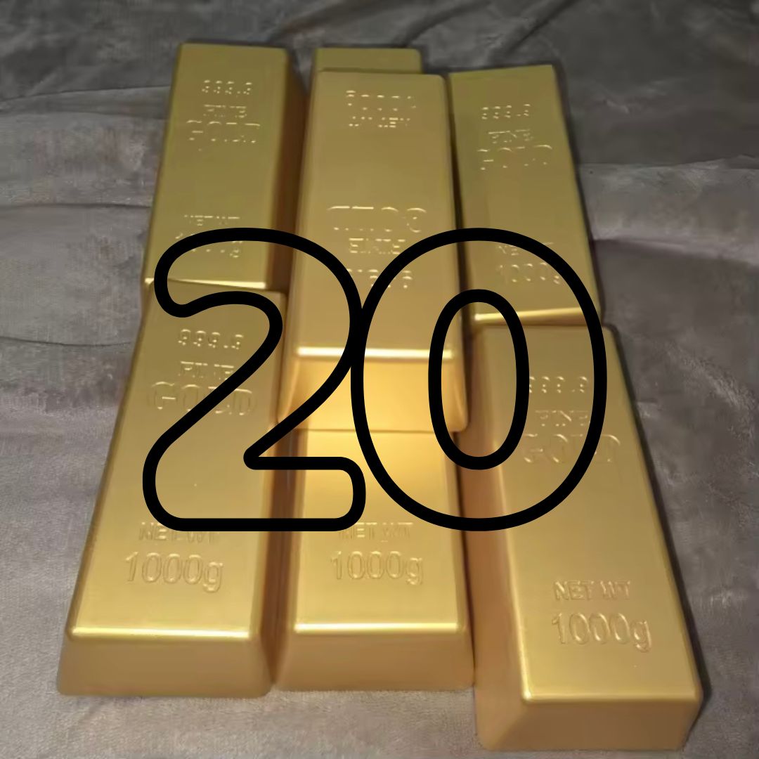 Fake Gold Bar – Realistische Goudstaaf van Plastic | Decoratie