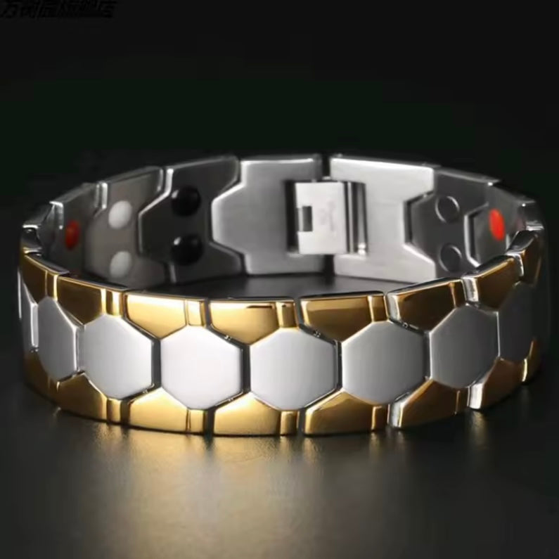 Magnetische RVS Germanium Armband | Gezondheidszorg