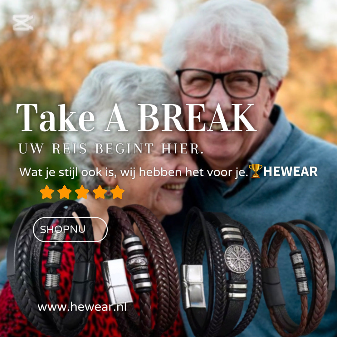 Klassieke Eenvoudige Stijl Heren Handgeweven Lederen Armband | Hoge Kwaliteit Metalen Gesp