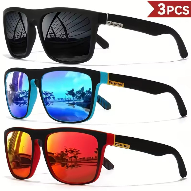 Fashion Vintage Vierkante Gepolariseerde Zonnebril – Luxe UV400 Bril voor Mannen & Vrouwen | Ideaal voor Rijden & Vissen