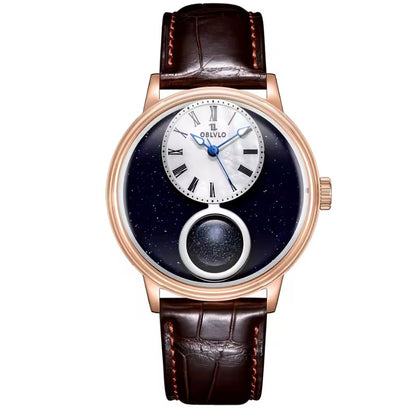 OBLVLO SCM-STARS Horloge – Starry Sky Design & 24-Uurs Display | Luxe & Uniek