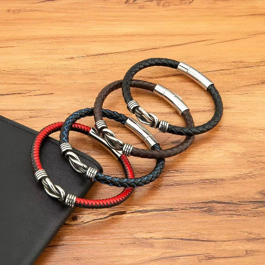 Lederen armband Toggle-sluitingen